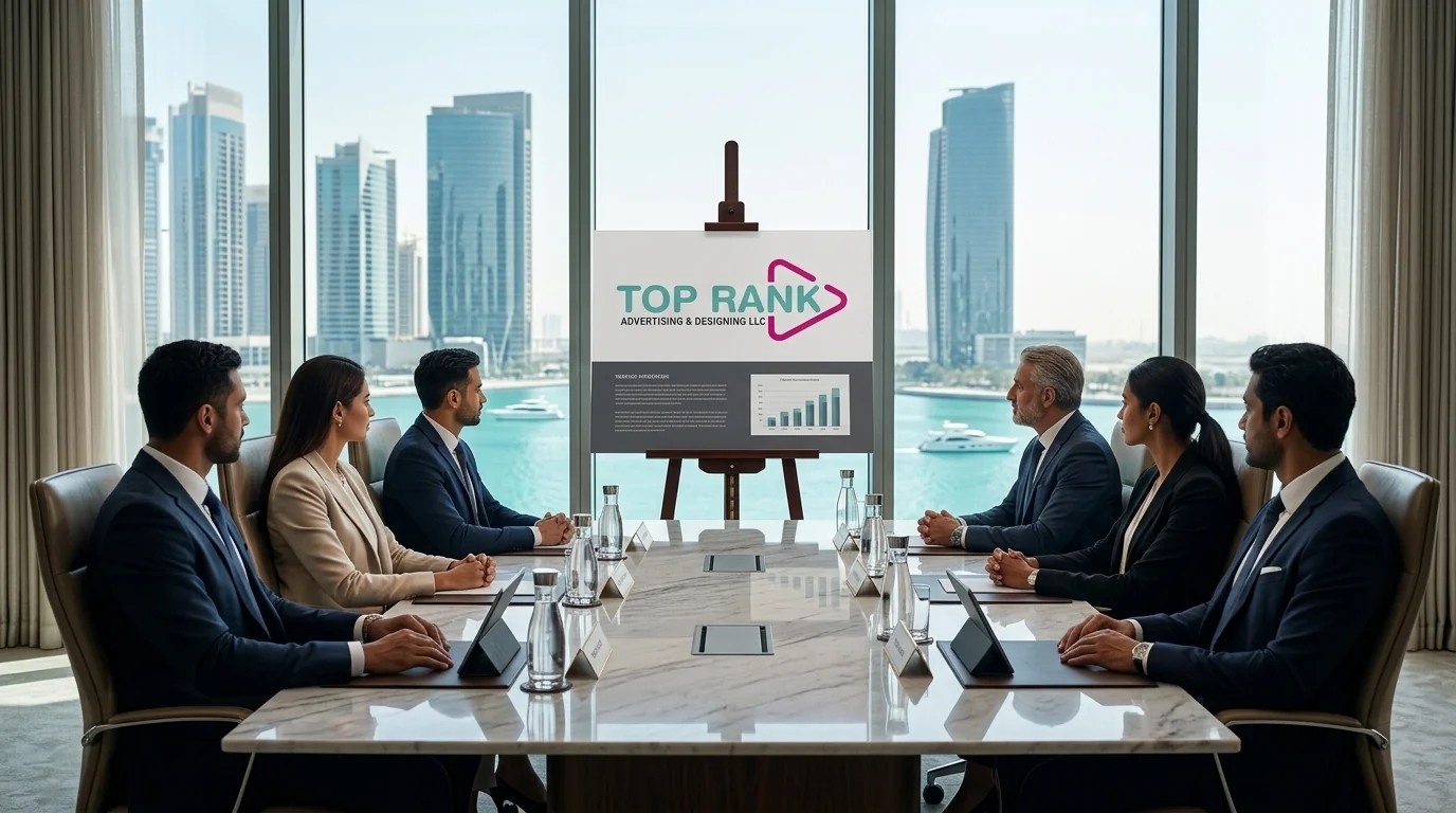 Branding service by Top Rank Advertising