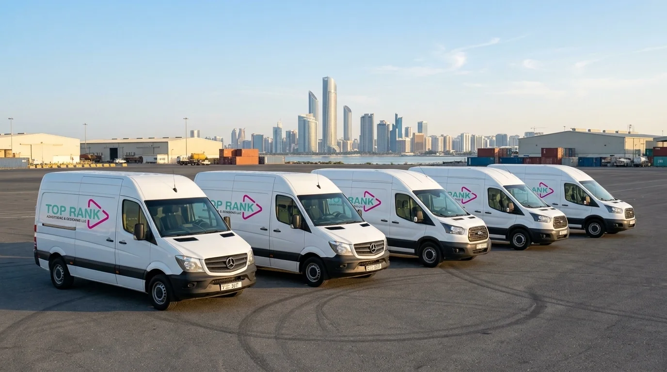 Vehicle Branding & Fleet Graphics service by Top Rank Advertising